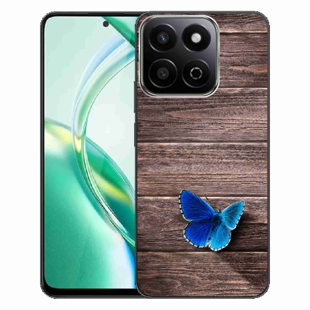 Gélový kryt mmCase na Honor 200 Smart 5G - modrý motýľ 1