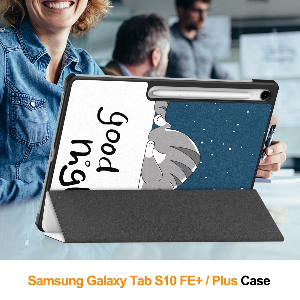 Patte chytré zatváracie púzdro na Samsung Galaxy Tab S10 FE+ - mačka