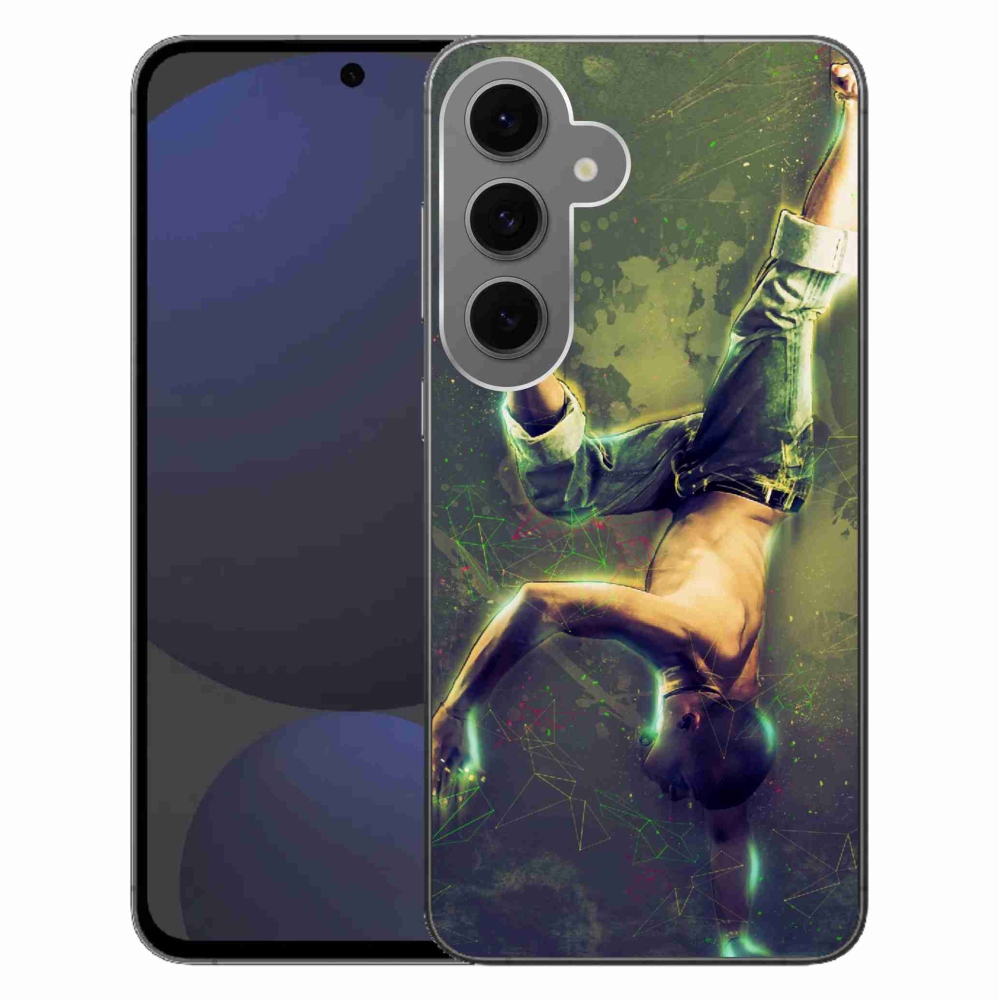 Gélový kryt mmCase na Samsung Galaxy S24 FE - breakdance