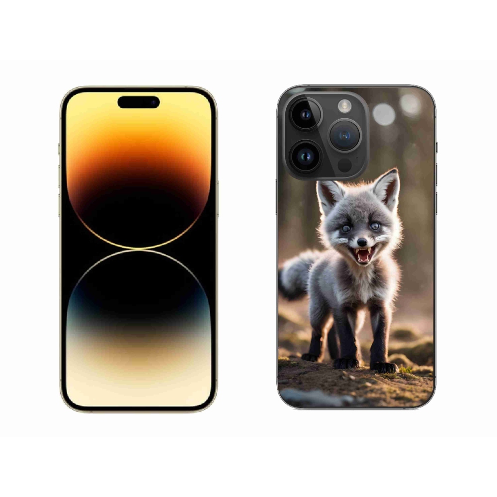 Gélový kryt mmCase na iPhone 14 Pro Max - rozzúrená líška