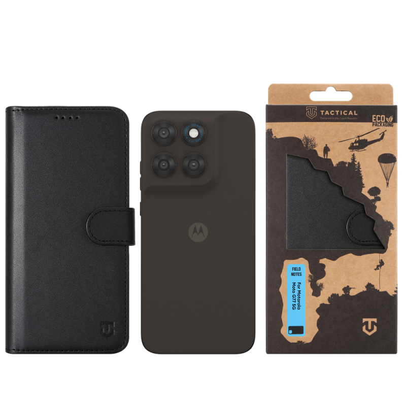 Taktické poznámky do poľa pre Motorola Moto G77 5G Black