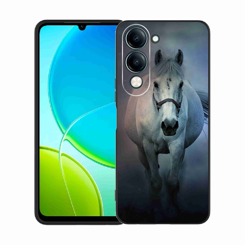 Gélový kryt mmCase na Vivo Y29s 5G - bežiaci biely kôň