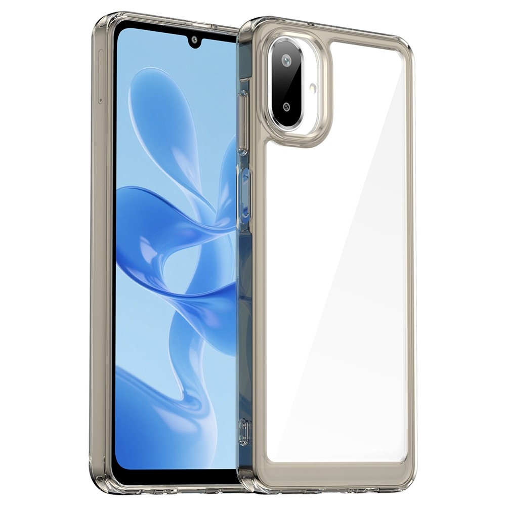 Gélový obal s pevným chrbtom na Samsung Galaxy A07 4G - šedý