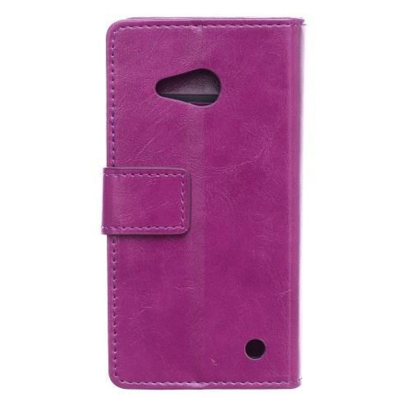 GX koženkové puzdro pre mobil Microsoft Lumia 550 -  fialové