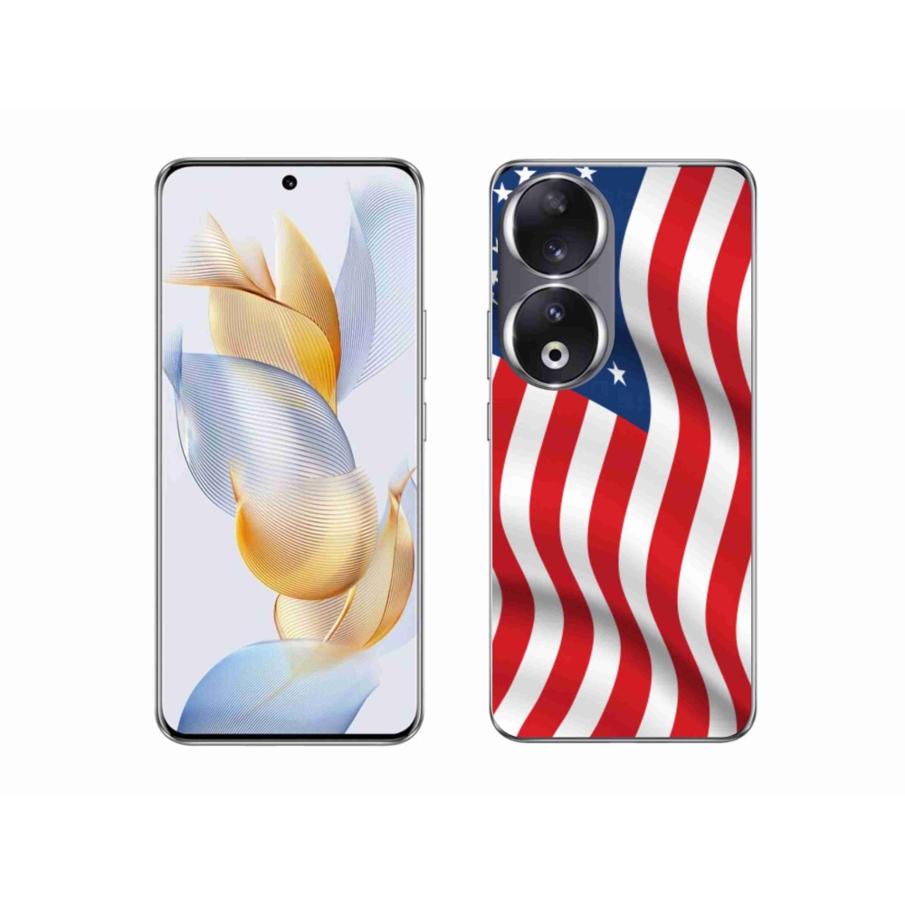 Gélový kryt mmCase na Honor 90 - USA vlajka