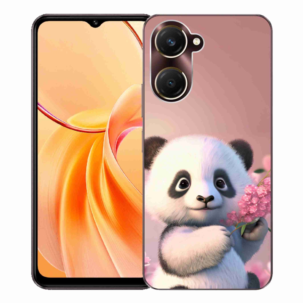 Gélový kryt mmCase na Vivo Y28s 5G - roztomilá panda