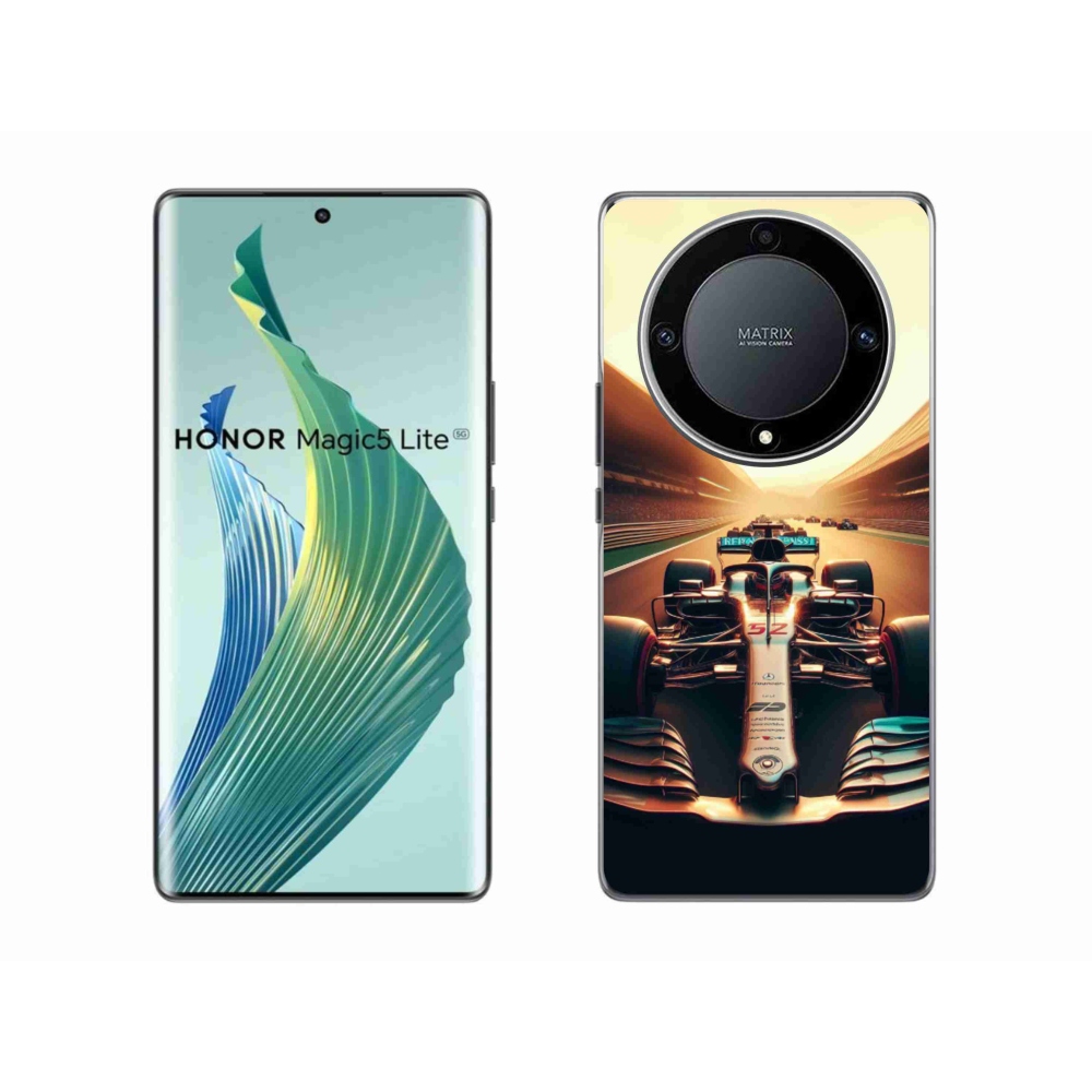 Gélový kryt mmCase na Honor Magic 5 Lite 5G - formula 1