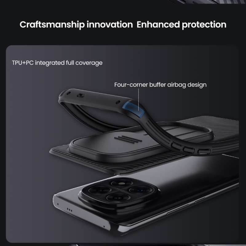 Nillkin CamShield PRO Zadný Kryt pre Xiaomi Redmi Note 14 Pro 5G/Poco X7 5G Blue