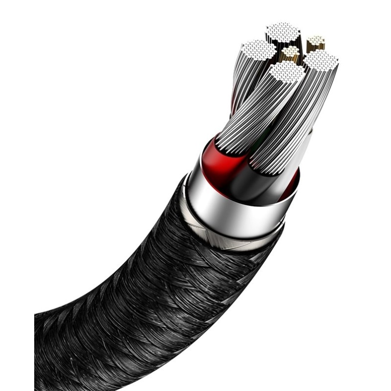 Baseus Cafule Metal Series Dátový Kábel USB-USB-C 66W 1m Black