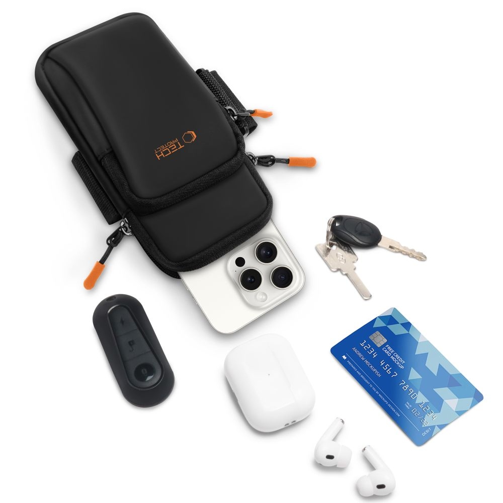 Tech-Protect M7 univerzálne športové puzdro na ruku pre telefón do 6,9