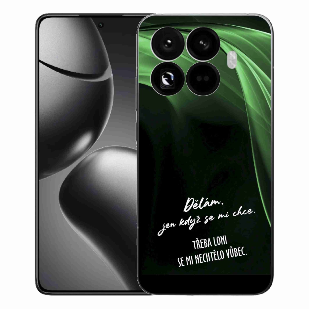 Gélový kryt mmCase na Xiaomi 15T Pro - vtipný text 12 čierne pozadie