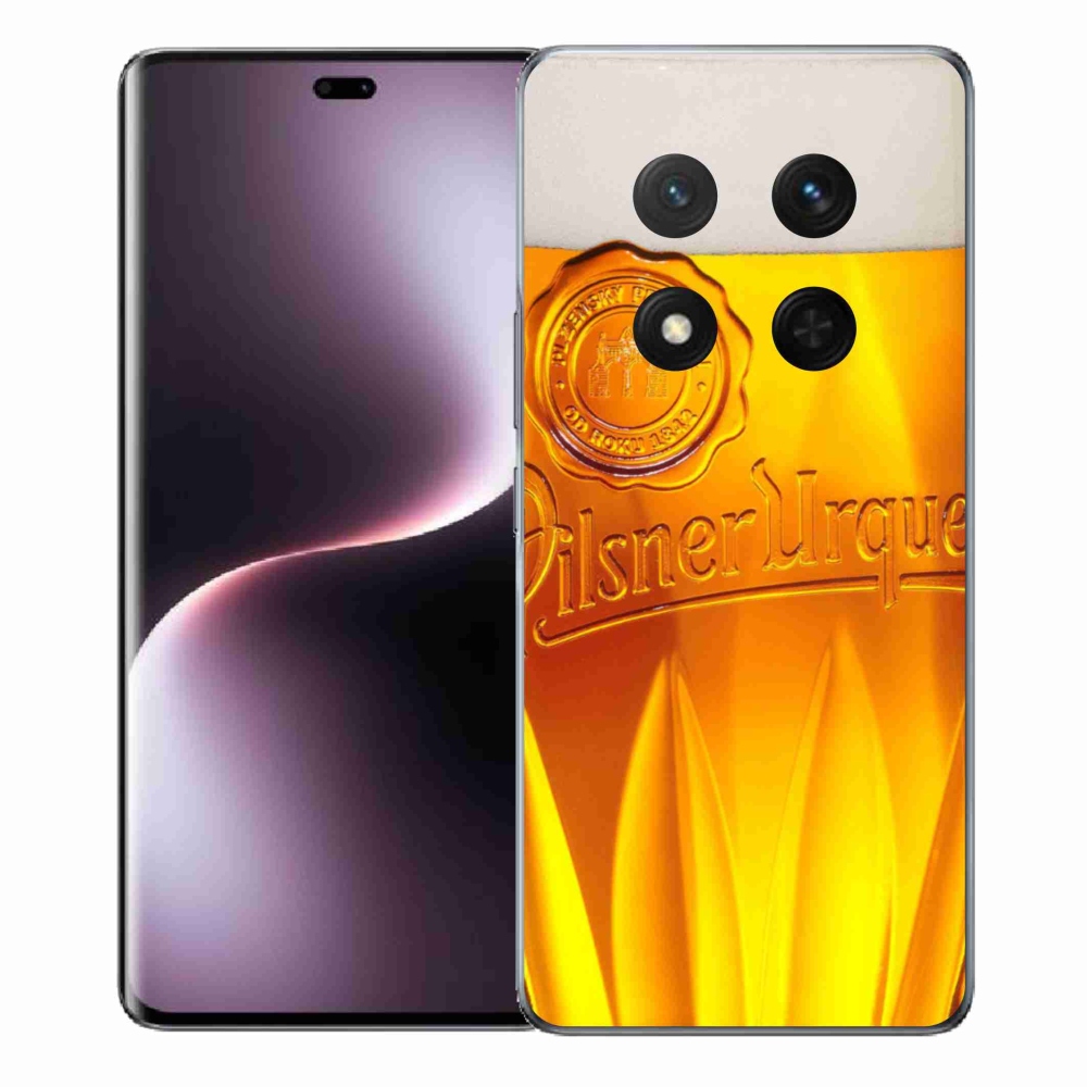 Gélový kryt mmCase na Honor Magic 7 Lite 5G - pivo