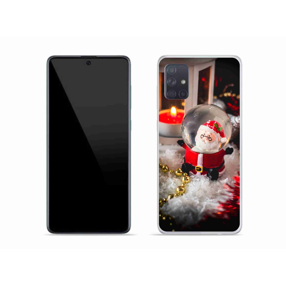 Gélový kryt mmCase na Samsung Galaxy A51 - Santa Claus 1