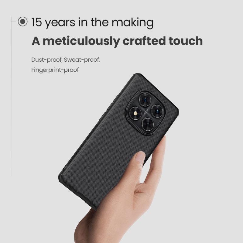 Nillkin Super Frosted PRO Magnetic Zadný Kryt pre Xiaomi Redmi Note 14 Pro 5G/Poco X7 5G Black
