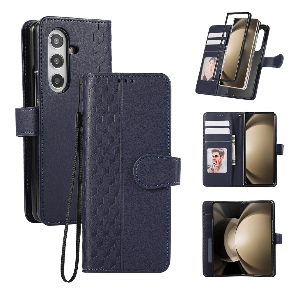 Gridy knižkové púzdro na Samsung Galaxy Z Fold7 5G - modré