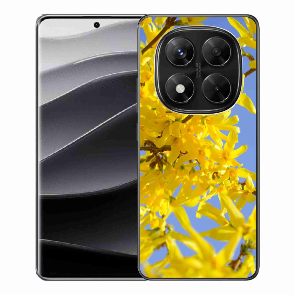 Gélový kryt mmCase na Xiaomi Redmi Note 14 Pro 5G/Poco X7 5G - žlté kvety