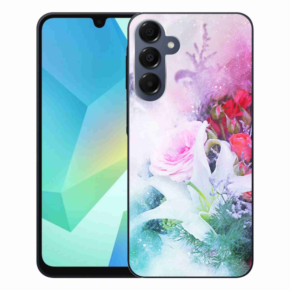 Gélový kryt mmCase na Samsung Galaxy A16 4G/5G - kvety 4