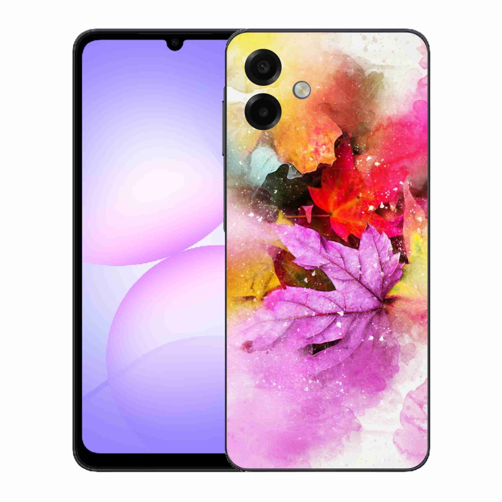 Gélový kryt mmCase na Samsung Galaxy A07 4G - farebné listy