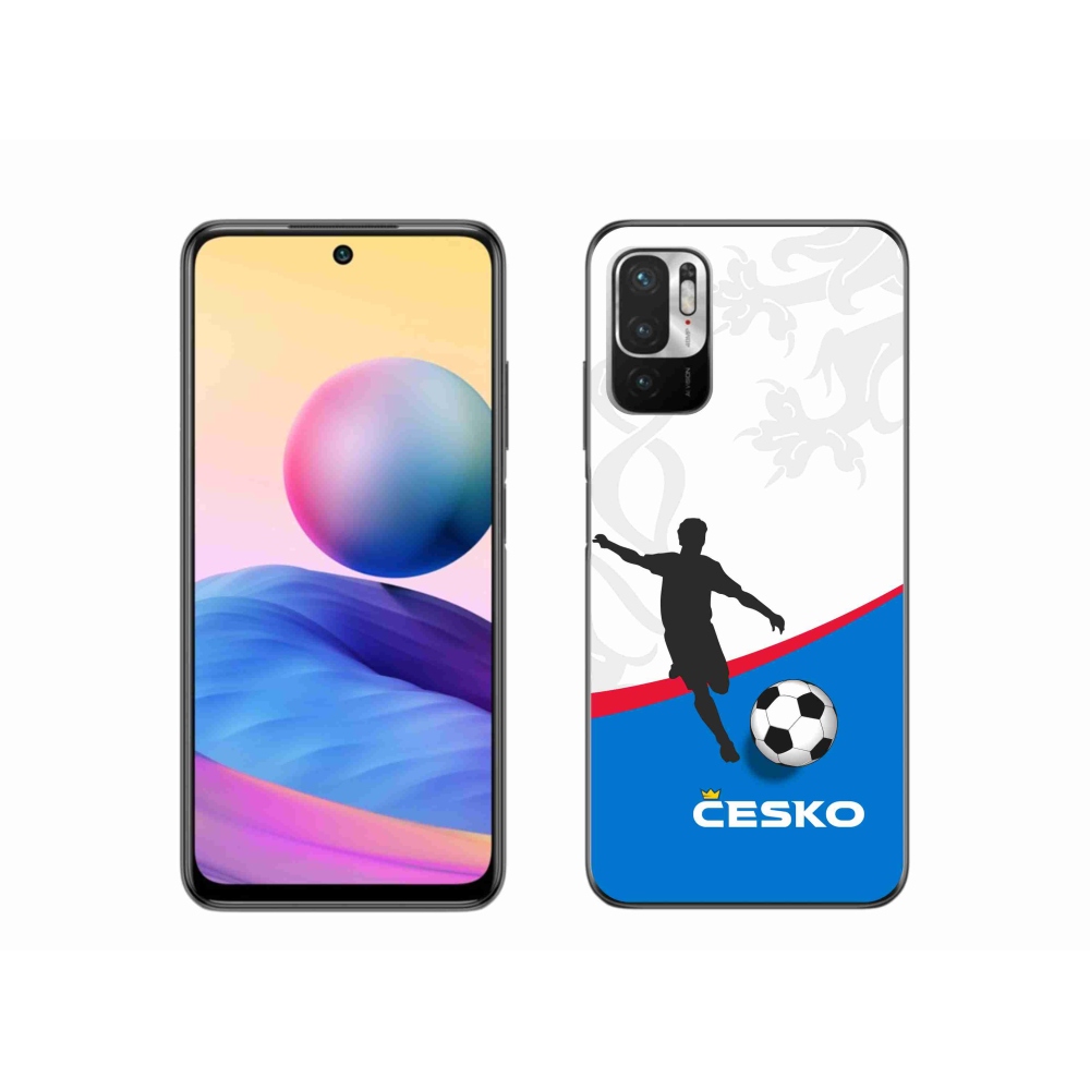 Gélový kryt mmCase na Xiaomi Redmi Note 10 5G - futbal Česko 1