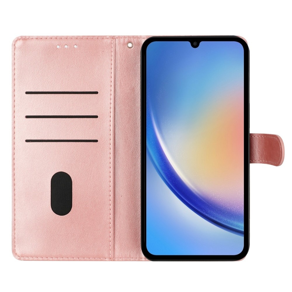 Floralis knižkové púzdro na Xiaomi 15T - ružovozlaté