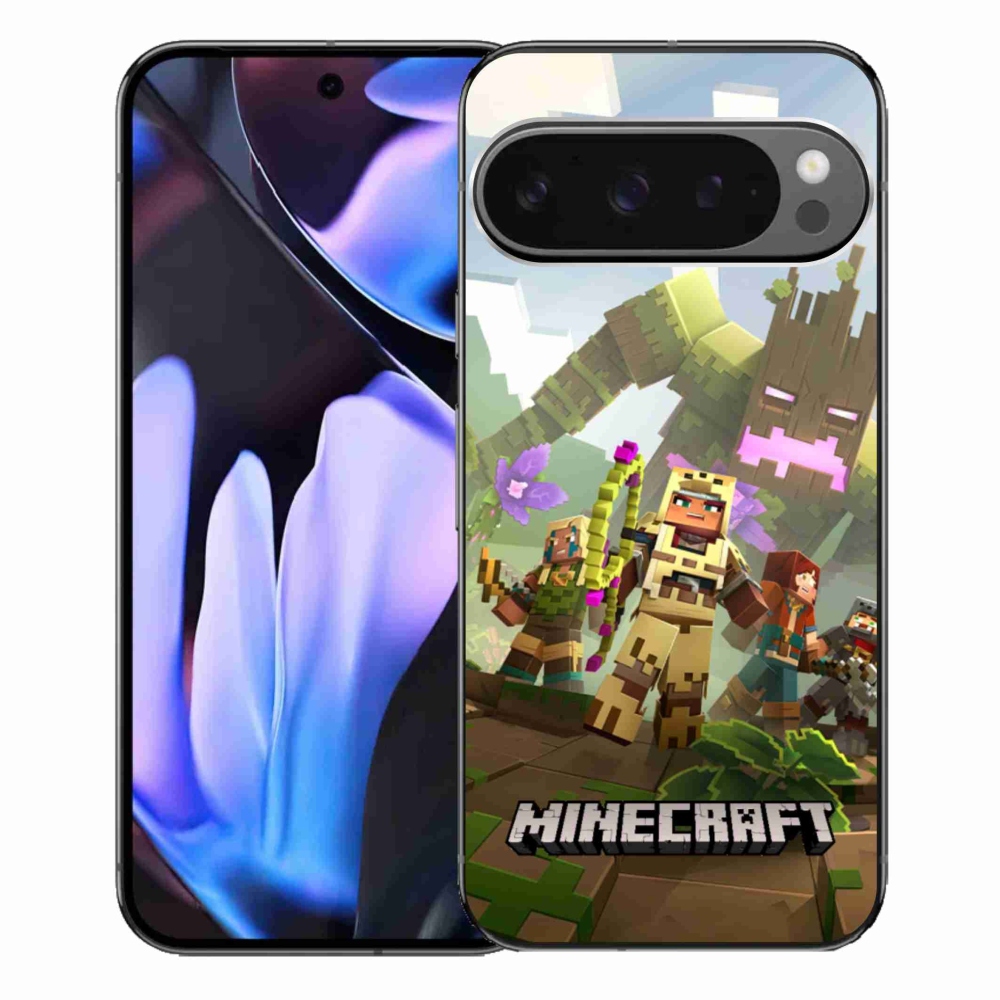 Gélový kryt mmCase na Google Pixel 9 Pro XL - minecraft 1