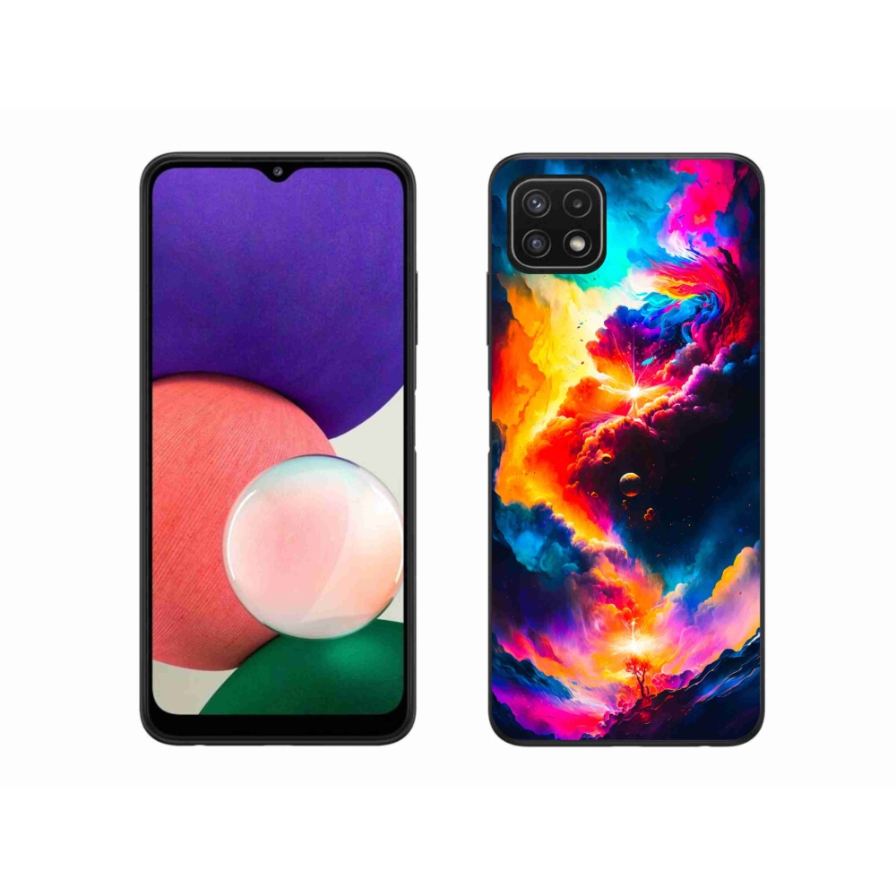 Gélový kryt mmCase na Samsung Galaxy A22 5G - abstraktný motív