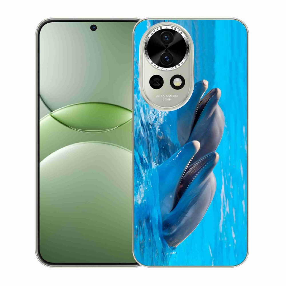 Gélový kryt mmCase na Huawei Nova 13 5G - delfíny