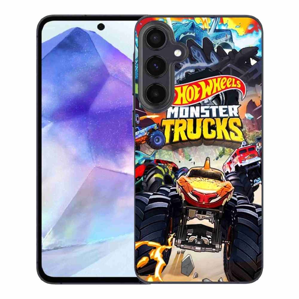 Gélový kryt mmCase na Samsung Galaxy A55 5G - hot wheels 2