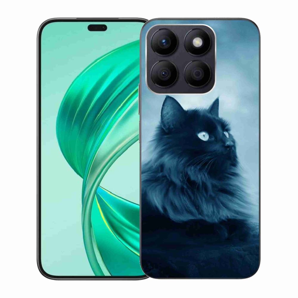 Gélový obal mmCase na Honor X8b - čierna mačka 1