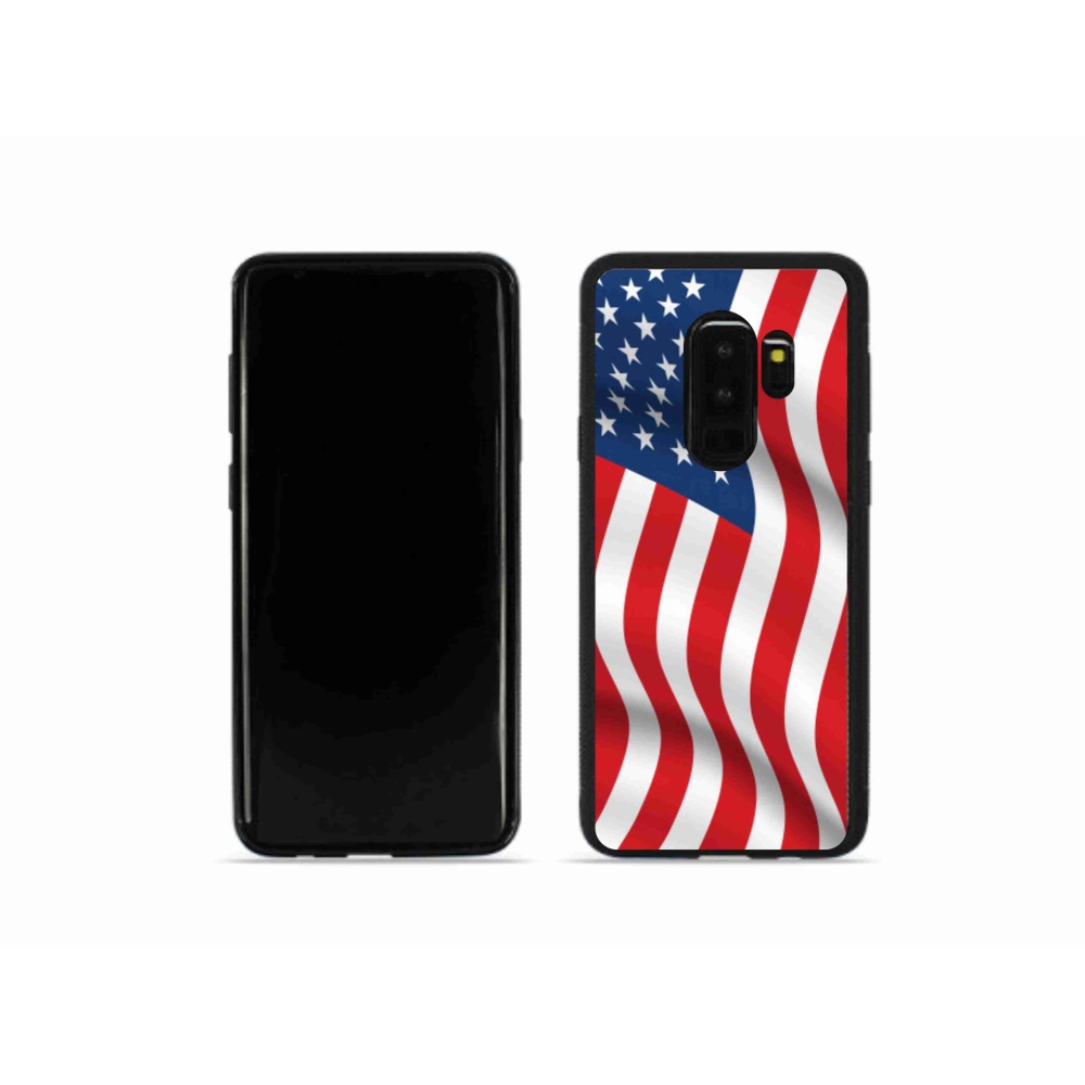 Gélový kryt mmCase na mobil Samsung Galaxy S9 Plus - USA vlajka