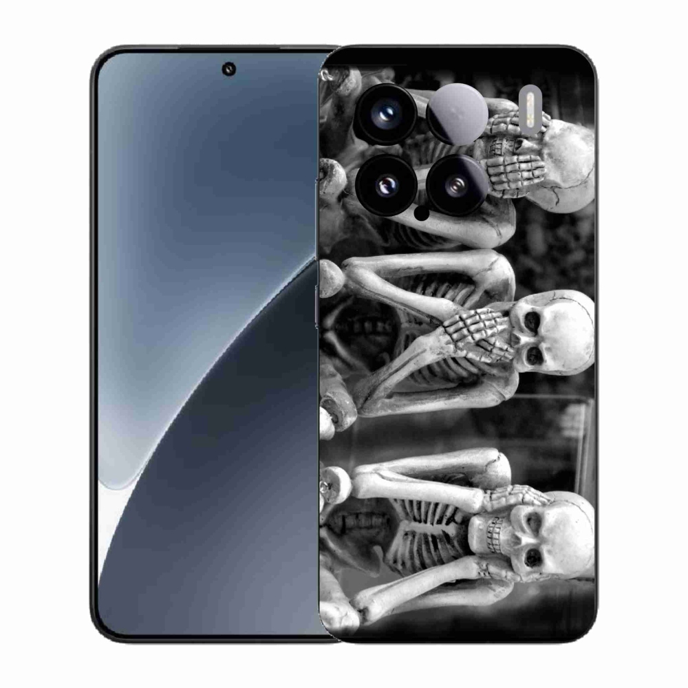Gélový kryt mmCase na Xiaomi 15 - kostlivci