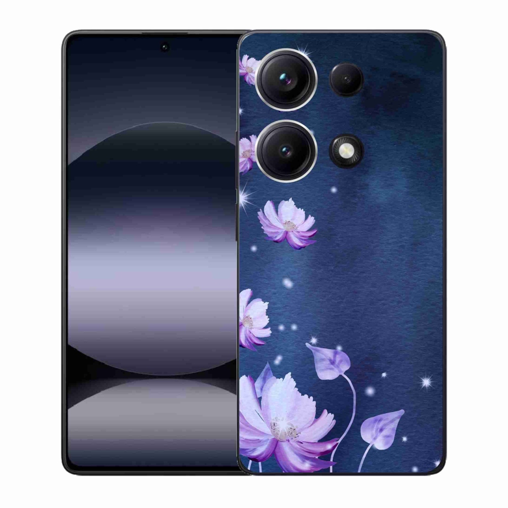 Gélový kryt mmCase na Xiaomi Redmi Note 14S - padajúce kvety