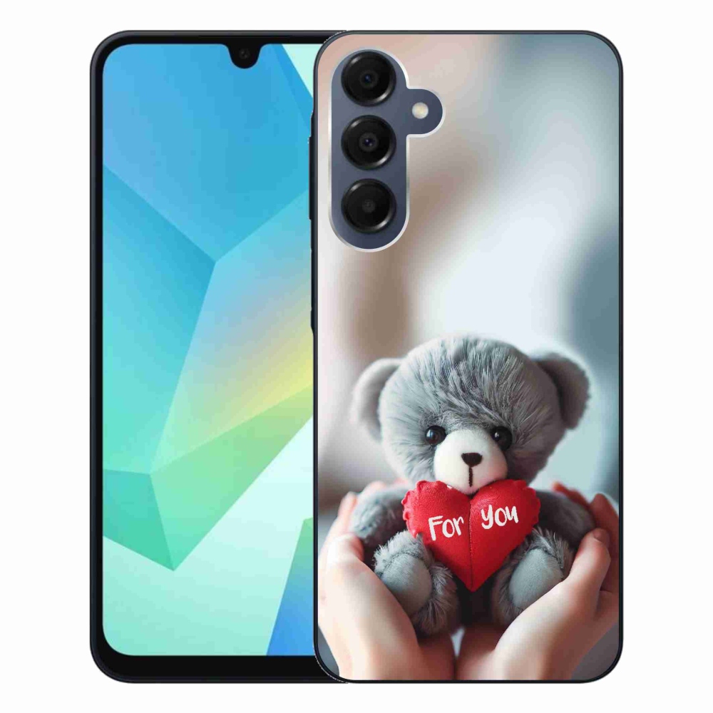 Gélový kryt mmCase na Samsung Galaxy A16 4G/5G - medvedík pre zamilovaných