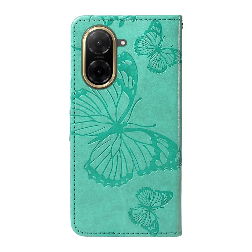 Big Butterfly knižkové puzdro na Xiaomi Redmi A5 (171.7x77.8x8.3mm) - modrozelené