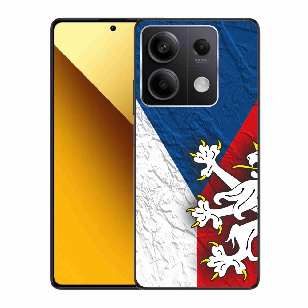 Gélový kryt mmCase na Xiaomi Redmi Note 13 5G - česká vlajka 1