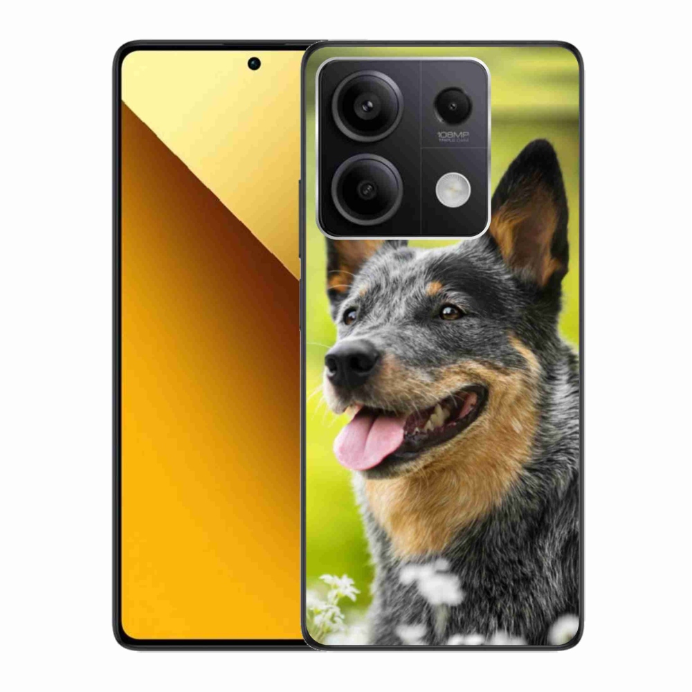 Gélový kryt mmCase na Xiaomi Redmi Note 13 5G - austrálsky pastiersky pes