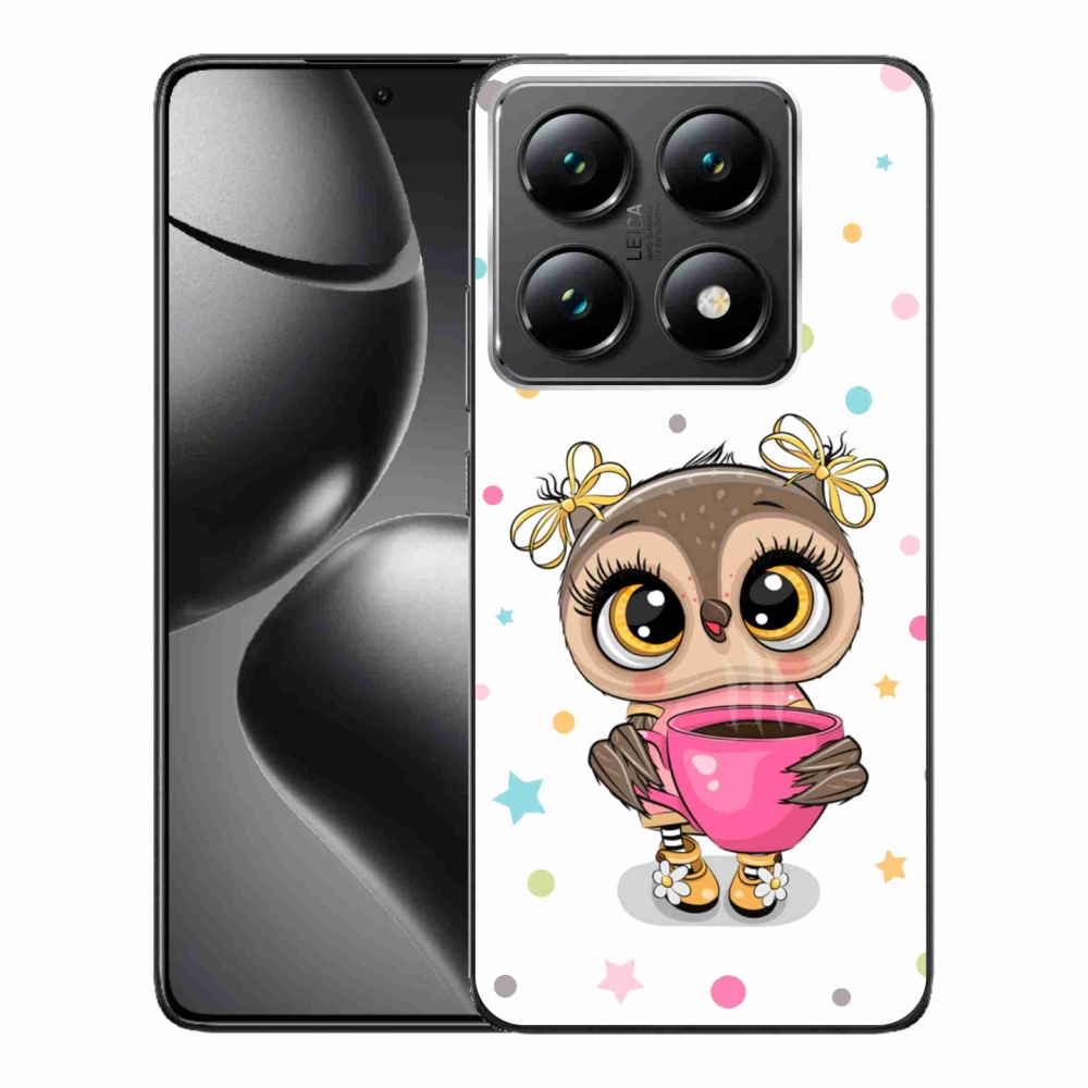 Gélový kryt mmCase na Xiaomi 14T Pro - kreslená sovička