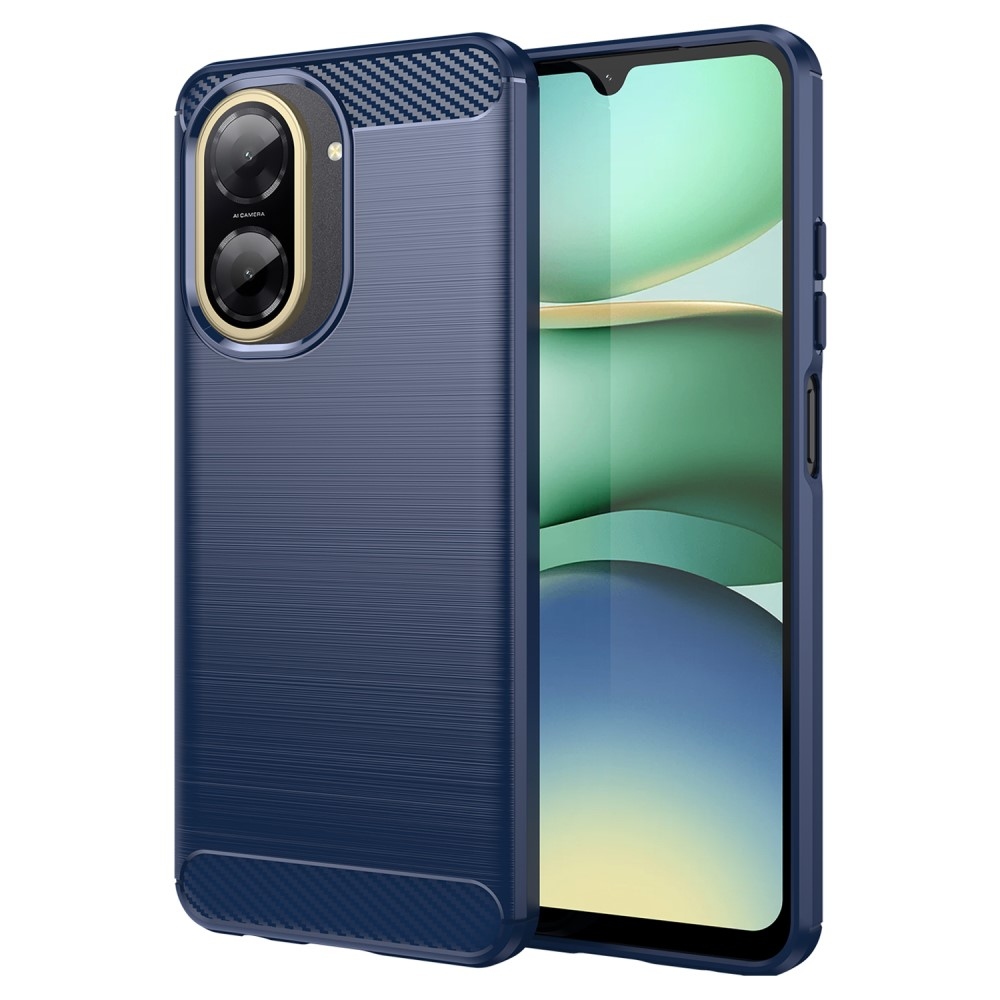 Carbon odolný gélový obal na Xiaomi Redmi A5 (171.7x77.8x8.3mm) - modrý