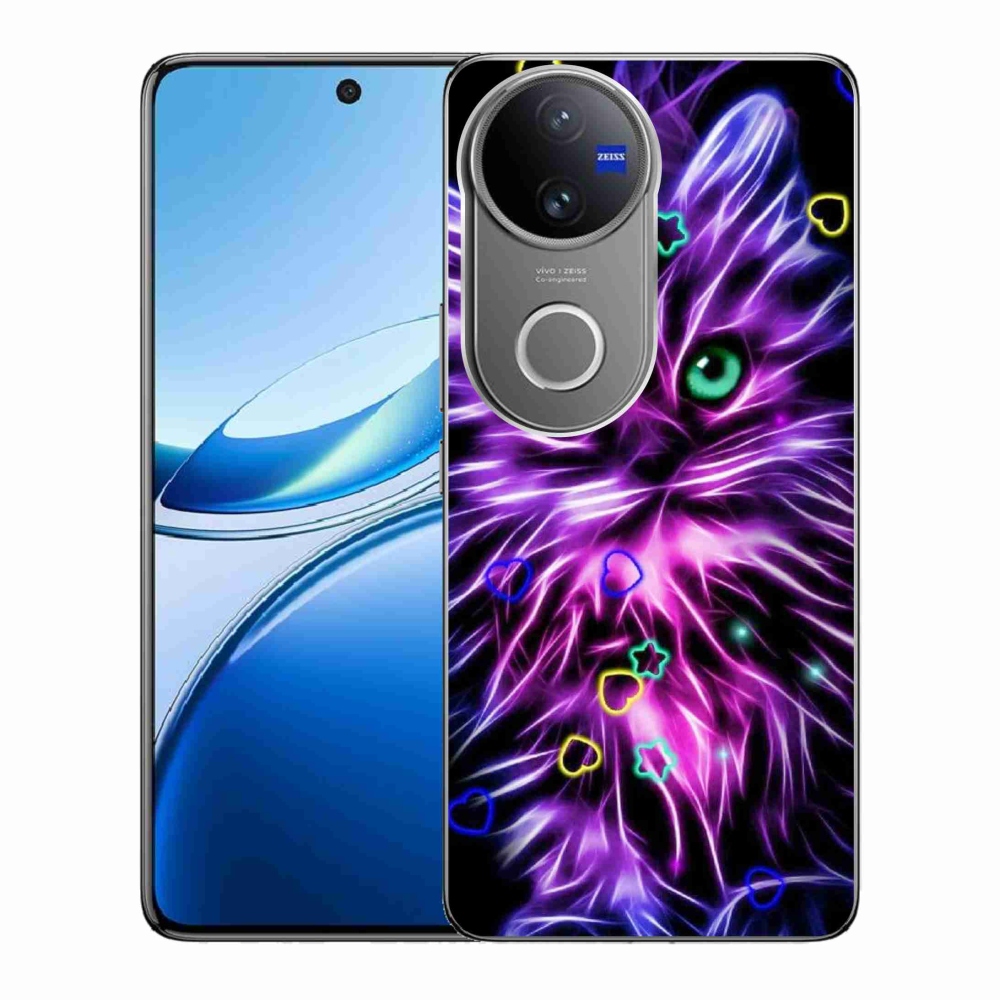 Gélový kryt mmCase na Vivo V50 5G - abstraktná mačka