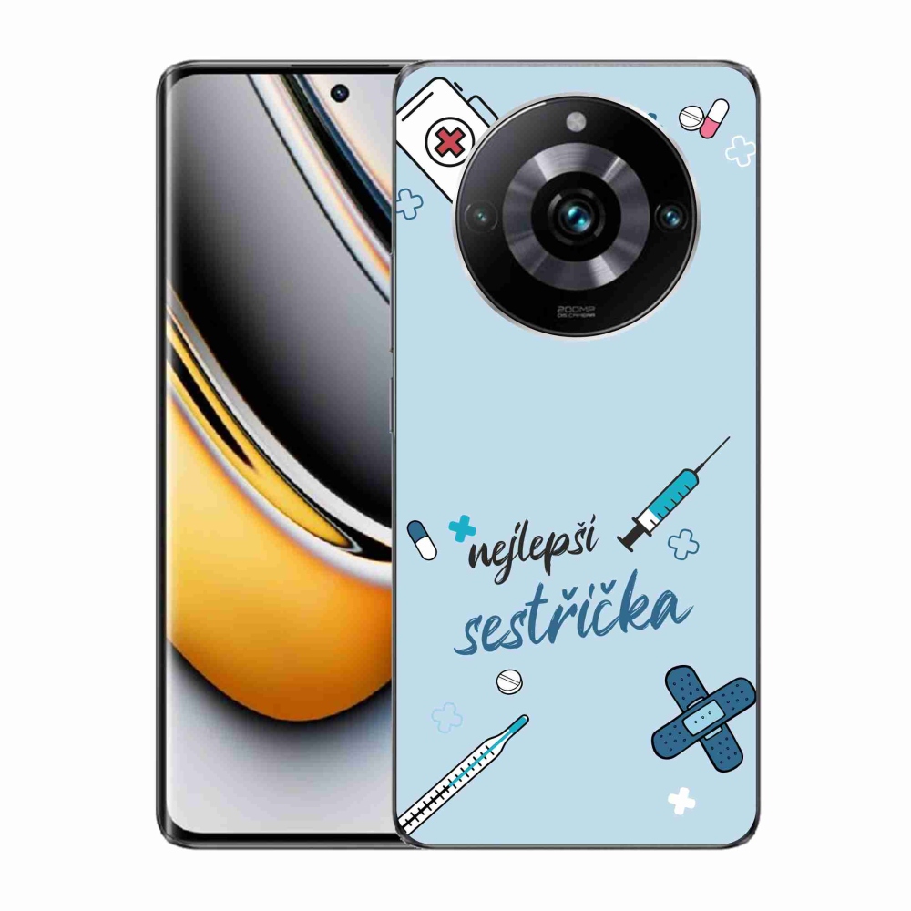 Gélový kryt mmCase na Realme 11 Pro/11 Pro+ - najlepšia sestrička modré pozadie