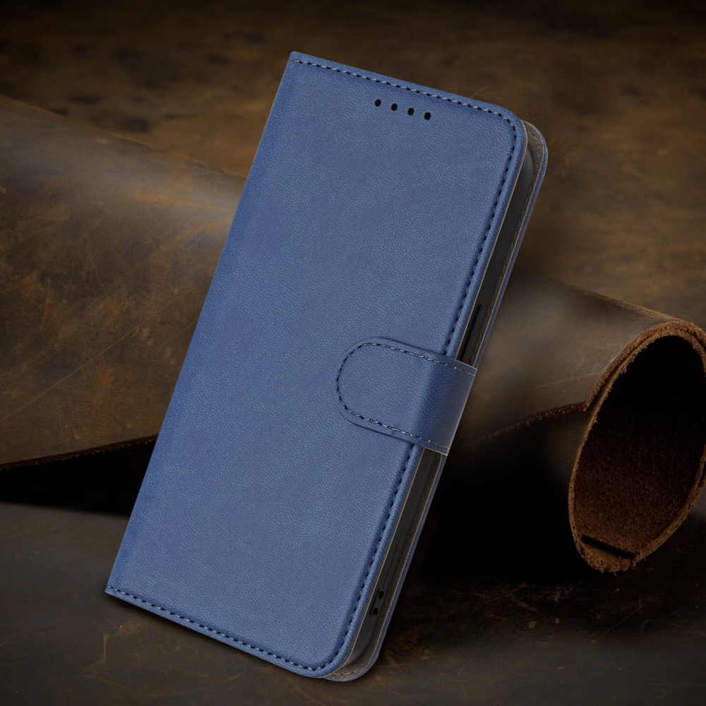 Snap knižkové puzdro na Xiaomi Redmi 15 4G/5G (171mm) - tmavomodré