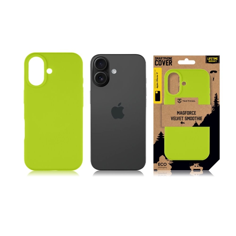 Taktický kryt MagForce Velvet Smoothie Cover pre Apple iPhone 17 Avocado