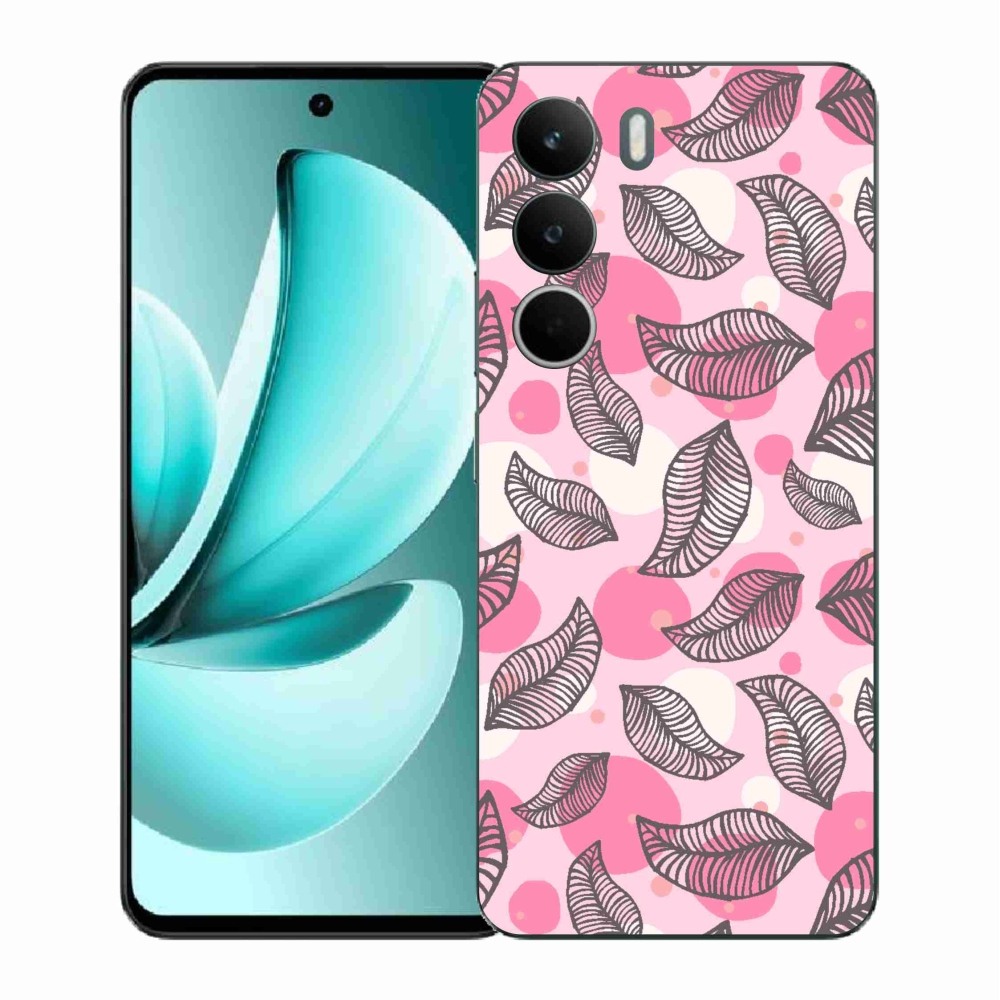 Gélový kryt mmCase na Realme C71 - kreslené padajúce listy