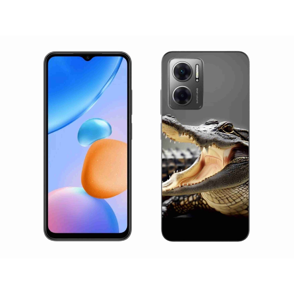 Gélový kryt mmCase na Xiaomi Redmi 10 5G - krokodíl