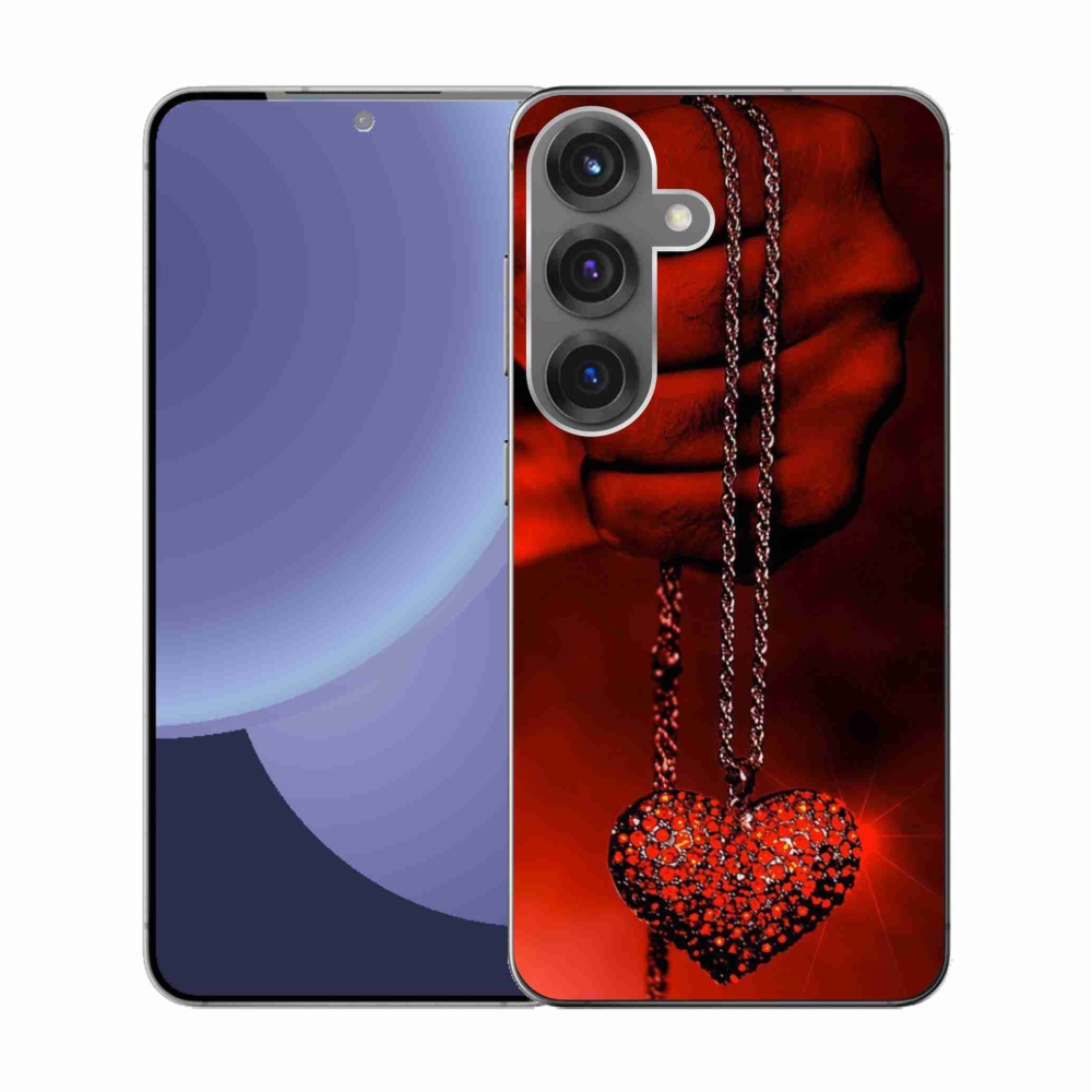 Gélový kryt mmCase na Samsung Galaxy S25 - náhrdelník