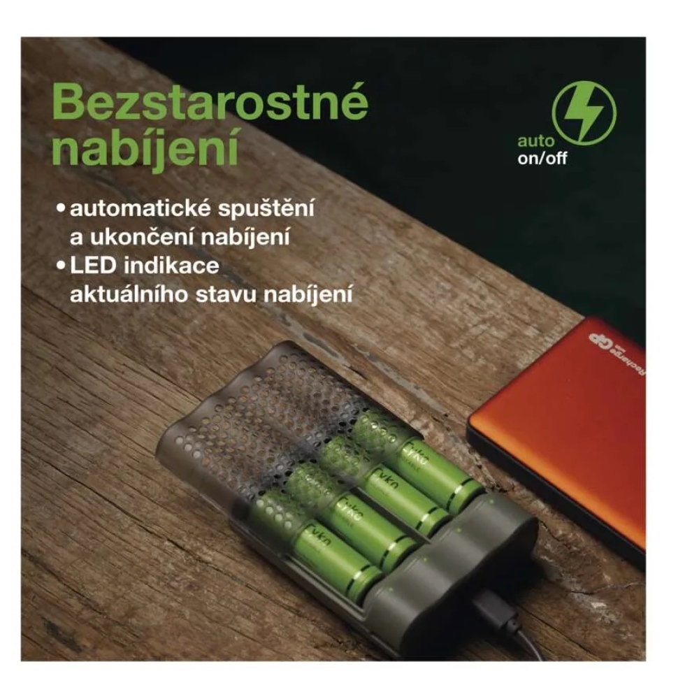 Nabíjačka batérií GP Speed ​​M451 + 4× AA ReCyko 2700