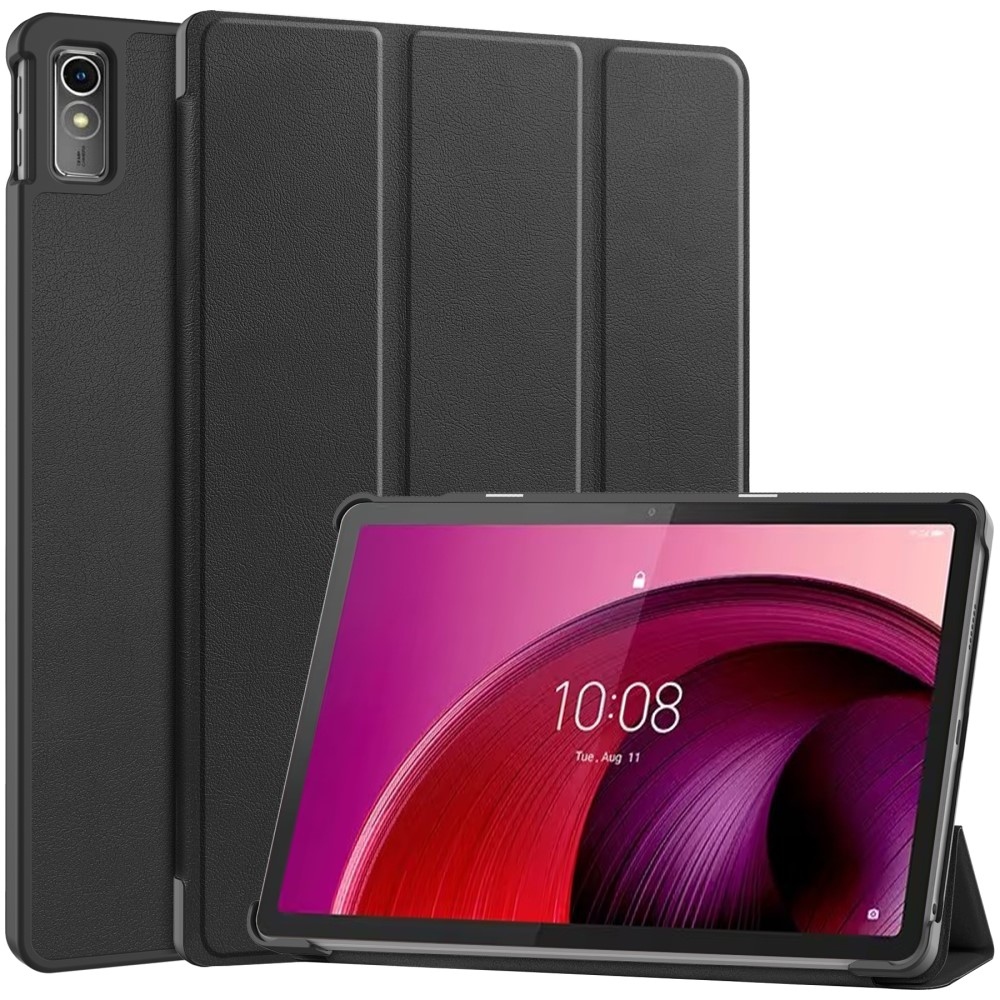 Case chytré zatváracie púzdro na Lenovo Tab M10 5G - čierne