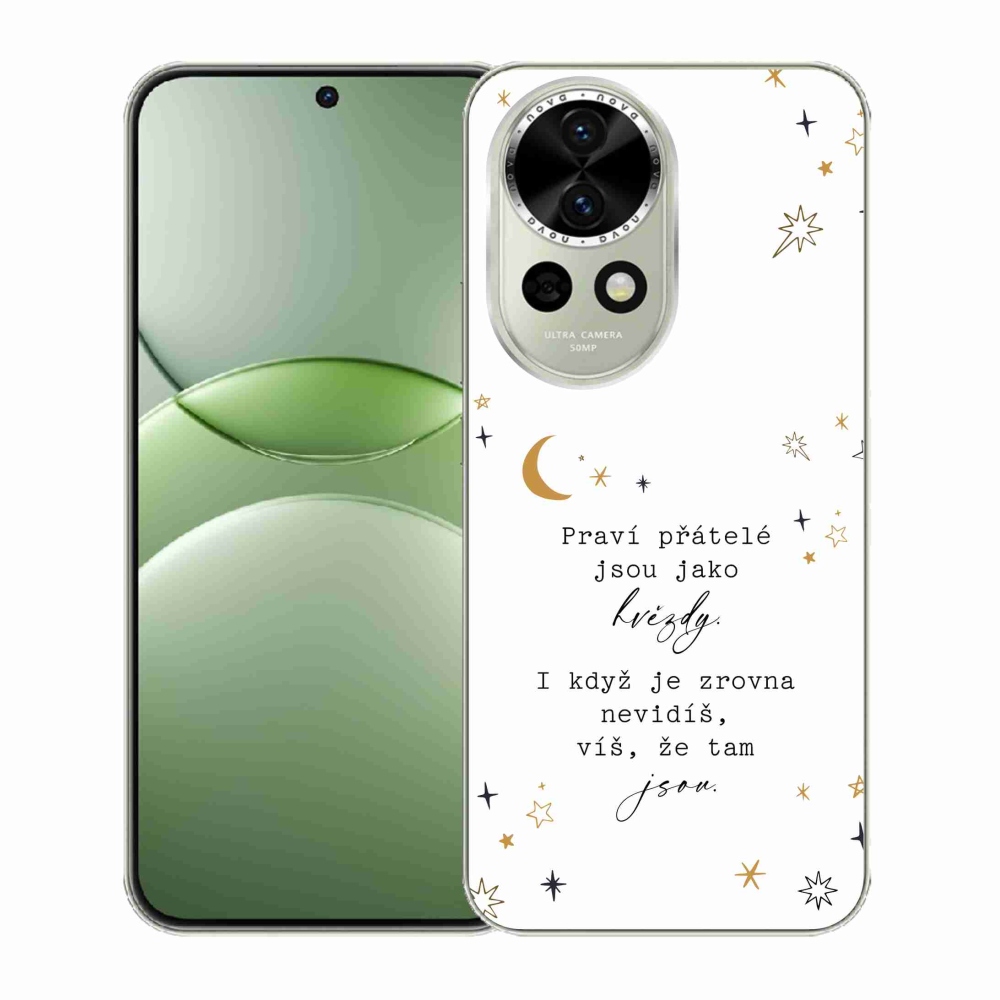 Gélový kryt mmCase na Huawei Nova 13 5G - citát 6 biele pozadie