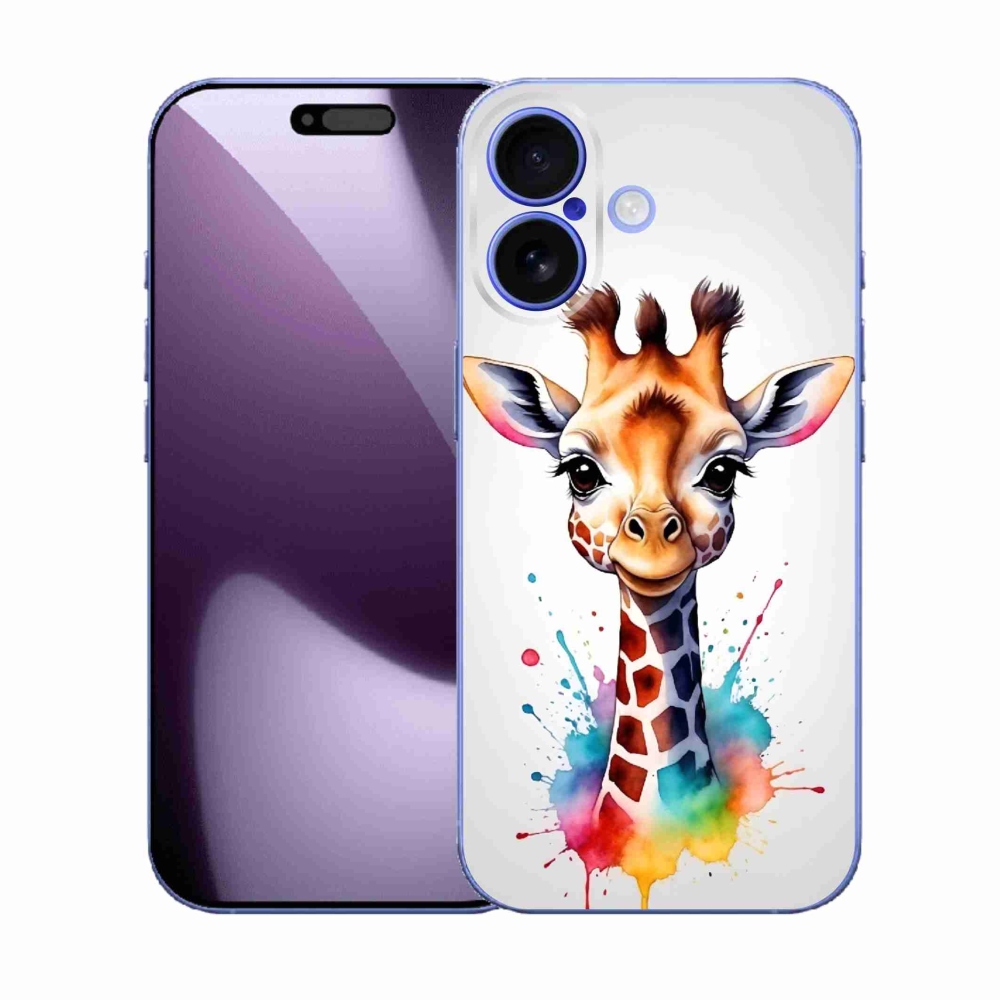 Gélový kryt mmCase na iPhone 17 - žirafa 1