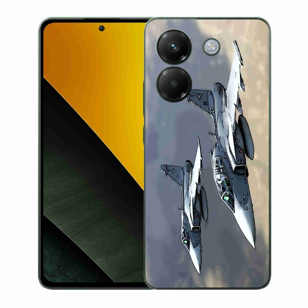 Gélový kryt mmCase na Xiaomi Poco M7 Pro 5G - stíhačky